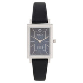 Titan Women's Watch Analog Mother of Pearl Dial With Black Leather Strap, 2516WL01